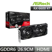 在飛比找momo購物網優惠-【ASRock 華擎】Radeon RX6600XT Cha