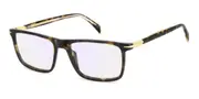 David Beckham DB 1181 Blue-Light Block 2IK/2Y Men's Glasses Tortoiseshell Size 57 - Private Health Rebate - Blue Light Block Available