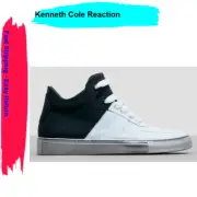 $295.00 Kenneth Cole Black Label Go The Distance Sneakers Italy Size 8