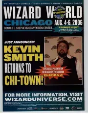 2006 Wizard World Chicago Convention Promo Vintage Print Ad Kevin Smith Photo