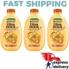 3X Garnier Ultra Doux Honey Treasures Repairing Shampoo 400ml