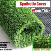 20mm Synthetic Grass Artificial Grass Turf Fake 3 Tones Spring Lawn -10SQM/Roll