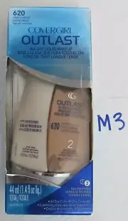 Cover Girl Liquid Makeup Outlast Two Step System CREAMY NATURAL Exp 10/07