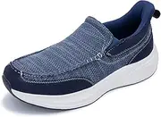 [AHUSIR] Men Walking Shoes Hands Free Slip On Causual Loafers,Comfortable Canvas Lightweight Platform Sneakers