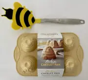 NEW Nordic Ware BEEHIVE Cakelet Pan *PLUS* NEW Tovolo Nylon Bumble Bee Turner