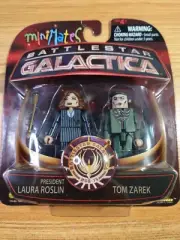 Battlestar Galactica minimates president Laura Roslin & Tom Zarek