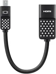 Belkin Mini DisplayPort to HDMI Adapter, 4K F2CD079bt Black