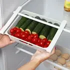 2 Pcs Fridge Egg Boxes Drawer Type Storage Egg Fruit Storage Shelves Keep Neat