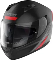 Nolan N60-6 Staple Helmet, black-red, Size XS for Men Black Red