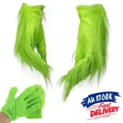 Xmas The Grinch Glove Cosplay Costume Christmas Prop Halloween Party New