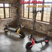 Foldable 4000W Electric Scooter 80KM/H 70KM Range Dual Motor IPX5 E-Bike