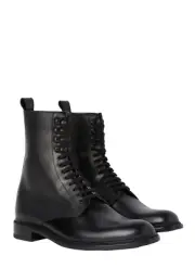 SAINT LAURENT Vaughn Men's Leather Boots New
