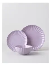 [Vue] Lagio Scalloped 12pc Dinner Set in Wisteria