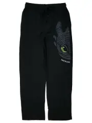 How To Train Your Dragon The Hidden World Mens Black Sleep Pant Pajama Bottom S