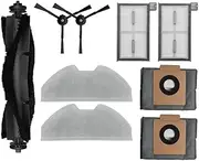 9 Pcs For Eufy X8 Pro Robot Vacuum Cleaner, X8 Pro Accessories, 1*Main Brush 2*Hepa Filters 2*Mop Pads 2*Vacuum Bags 2*Side Brushs, for eufy x8 pro accessories