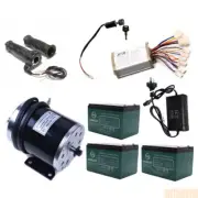 800W 36V Brush Motor Batteries Throttle Controller Kit for Electric Bike Go Kart