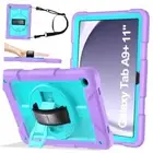 Case for Samsung Galaxy Tab A9+/A9 Plus Case A9 Plus 11 inch A-Purple and Teal