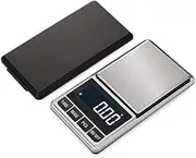 Digital Precision Gram Scale, 0.001oz/0.01g 500g Mini Pocket Scale, Portable Electronic Weight Jewelry Scales, Tare, Auto Off, Stainless Steel, White Backlit Display