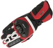Orina Impact Motorcycle Gloves, black-red, Size 2XL for Men Black Red