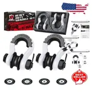 Upgraded 3/4" D Ring & Towing Pulley for Off-Road Recovery - Durable Steel