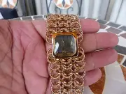 AMAZING NEW Old Stock ROBERTO CAVALLI LADEIS watch 7253119017 Gold Tone Color!!