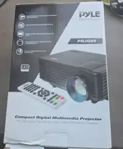 Pyle PRJG88 Portable 1080p Home Theater Video Projector Full HD Black #3370