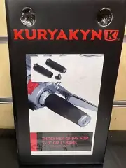 Kuryakyn Universal Thresher Grips 1" Chrome #5948 fits Honda/Suzuki