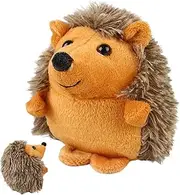 Hedgehog Dog Toy - Cute Plush Stuffed Animal for Dogs, Interactive Hiding of Teether Toy, Soft Chew Toy for Biting and Teething Pet Supplies for Small Dogs, Plush Chewable