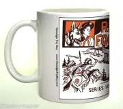 Ceramic mug featuring Marx Rin Tin Tin Fort Apache Play Set Series 1000