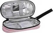 [Ipetboom] Portable Case Insulated Travel Bag for Supplies Compact Medicine Organizer with Foil Lining for Backpack Suitcase for Go Use