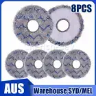 8x Replacement Mop Pads for ECOVACS DEEBOT X2/X1//T20/T10/T10S OMNI X1 TURBO