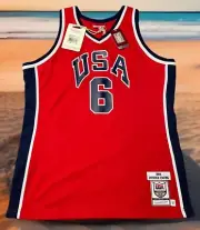 MITCHELL & NESS AUTHENTIC PATRICK EWING L $275 RETAIL TEAM USA 1984 JERSEY