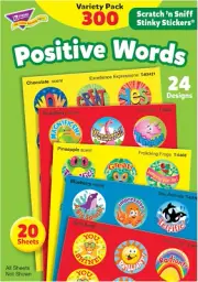 : Positive Words, Scented Scratch 'N Sniff Stinky Stickers, Fun for Rewards, Inc