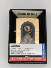 Zippo Tiger Tattoo 48613 "Double Torch" refillable Butane Lighter
