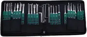 Moli Various Lock Pick Tool Set,Locksmith Lock Pick Kit Open Lock,Repair Lock,Extractor Broken Key Tool (32pcs Tools)