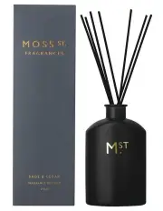 [Moss St. Fragrances] Sage & Cedar Large Fragrance Diffuser 275ml