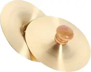 ULDIGI Portable Percussion Instrument Hand Cymbals for Dance Parties 7cm Mini Cymbals for Holiday Celebrations