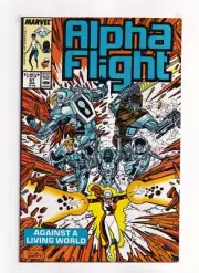 Alpha Flight #57 Marvel 1988 Jim Lee Cover High Grade NM