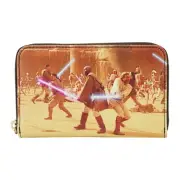 Star Wars Ep2 Attack of the Clones Zip Around Wallet Coin Purse 6x4in