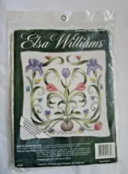Elsa Williams Mayflower Pillow Crewel Embroidery Kit