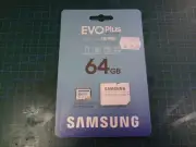 PiSCSI preinstalled - Samsung 64GB EVO PLUS microSDXC SD card - New JBHiFi
