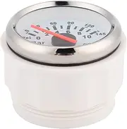 Electric Oil Pressure Gauge, 24V 12V Oil Pressure Meter 2in 0‑10Bar Oil Pressure Meter 52mm Oil Pressure Gauge, 145psi LED Backlight Dial Instrument for Auto Motorcycle Boat