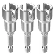 Wing Nut Driver 12mm Metric Socket 1/4" Hex Shank Slot Wing Drill Bit