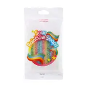 Sour Rainbow Straps Candy 80g