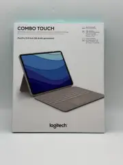 Logitech Combo Touch Keyboard Case for 12.9" Apple iPad Pro 5th Gen. - Sand
