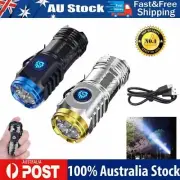 2024 Three-Eyed Monster Mini Flashlight,Rechargeable LED Flashlights High Lumen