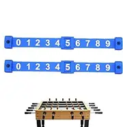 Football Score Counter - 2 Football Scoreboard Guards - Air Hockey Table Dashboard, Easy Install Game Table, 10 Digit Counter