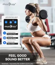 Wireless Stereo Bluetooth 5.0 Eye Mask Headphones Earphone Sleep Music Headband