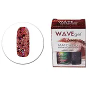 Wave Gel Polish UV LED & Nail Lacquer Enamel Duo 210 W210 Ruby Gems 15ml