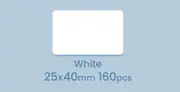 [Namly Design] NIIMBOT Label Stickers D101 Series 25 x 40 mm / 160 pcs / White